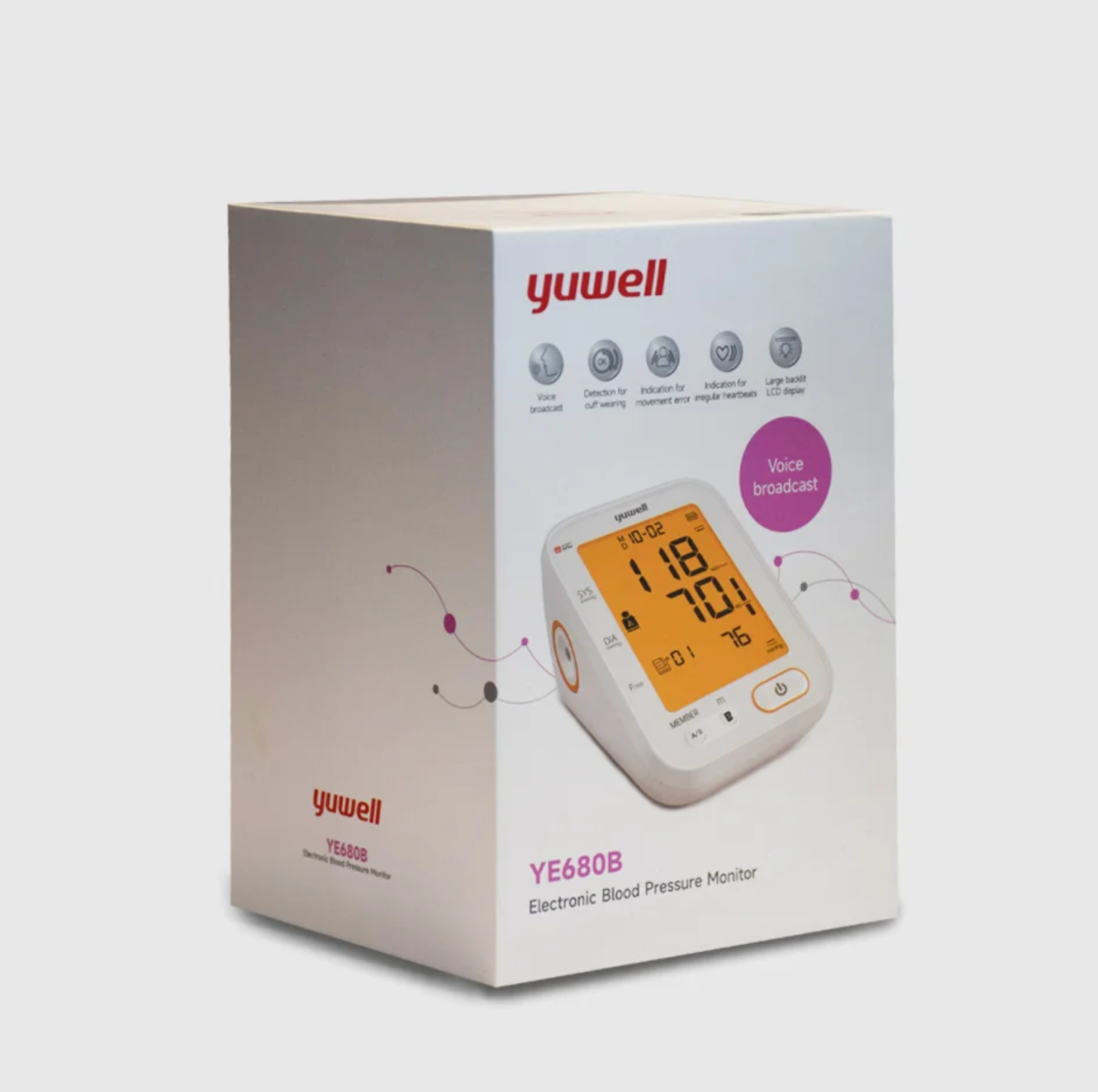 فشارسنج بازویی سخنگو یوول مدل YE680B