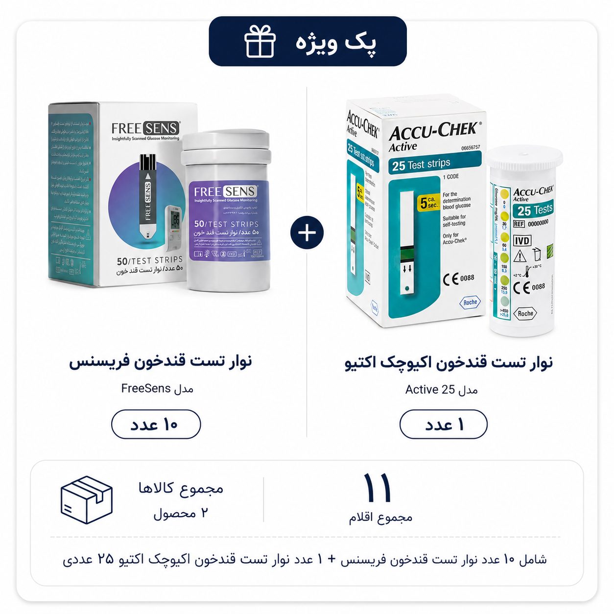 پک نوار اکتیو و فریسنس