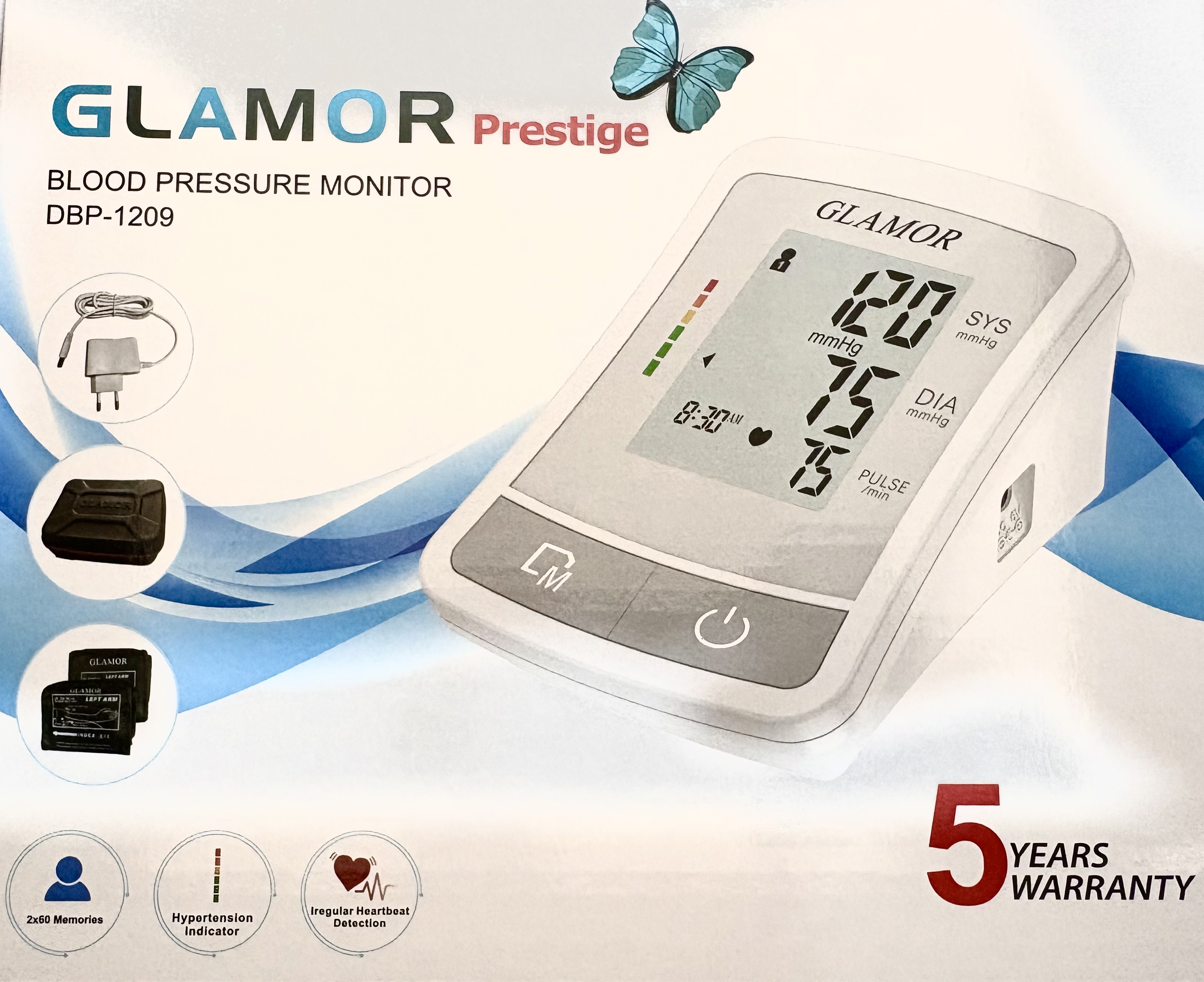 فشارسنج بازویی گلامور مدل 1209 (New 2026)
