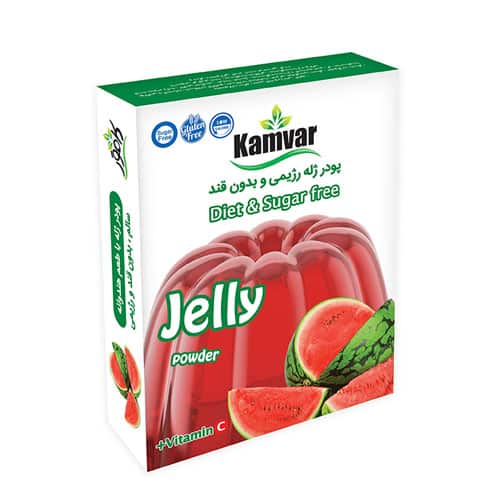 پودر ژله هندوانه بدون قند و رژیمی